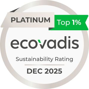 Mit Erreichen des Platin-Status im EcoVadis-Ranking gehört Vetter zu den Top 1% weltweit.(Bild:  Vetter Pharma)