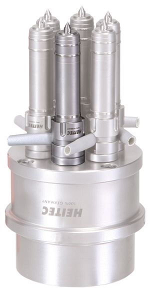 Heitec’s First Line hot runners were selected for the applicaiton due to their small size, (Source: Heitec)