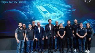 Startschuss für die digitale Automobilproduktion made in Berlin. (Bild: Mercedes-Benz AG)