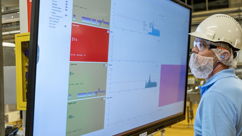 Der SIMATIC Energy Manager Pro von Siemens hilft Pringles dabei, den Energieverbrauch der Produktion zu senken (Bild: Siemens)