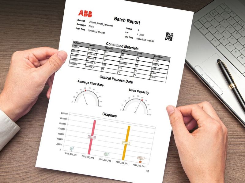 Auf dem Weg zum goldenen Batch: Reports sorgen im abgeschlossenen Ansatzprozess für Durchblick und Dokumentation. (Bild: ABB)