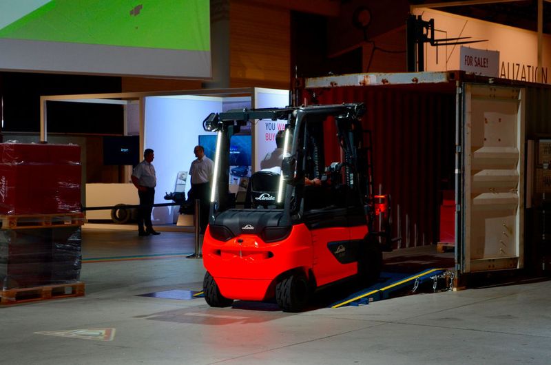 Impressionen von der World of Material Handling am 11. Juni 2018 in Mannheim. Gastgeber waren Linde und Dematic. (Sergio Caré-Lucas)