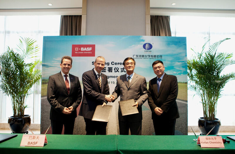BASF unterzeichnet Vereinbarung zum Erwerb des Autoreparaturlack-Geschäfts von Guangdong Yinfan Chemistry (BASF SE)