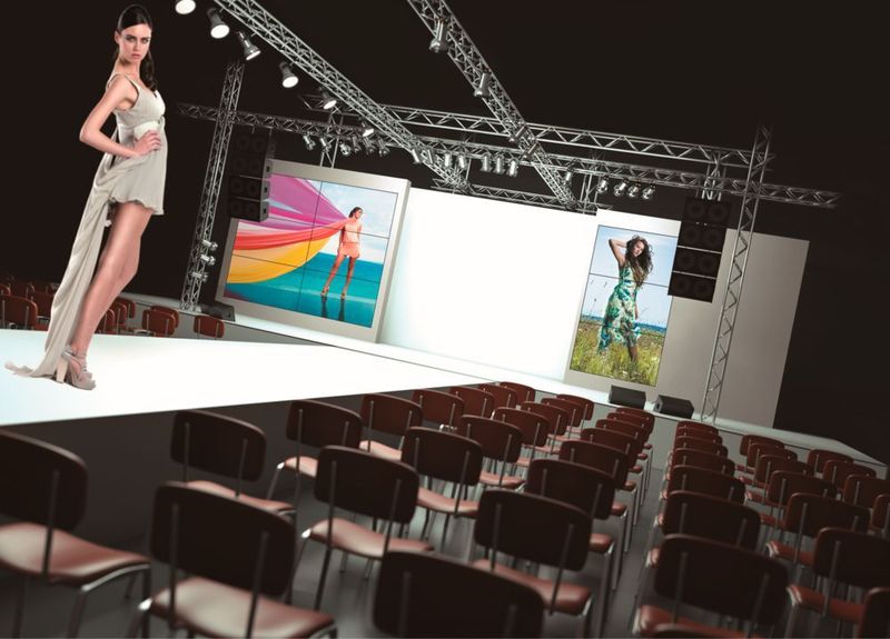 ... wie hier auf einer Modenschau. (Panasonic)