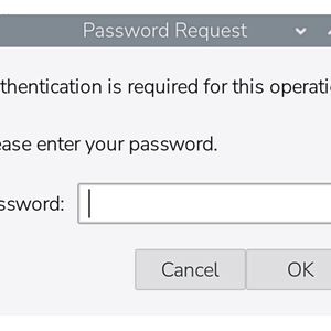 Bild 3: Bestimmte Aktionen in der Desktop-Oberfläche erfordern ebenfalls sudo-Zugriff, darunter einige Vorgänge im Kontrollzentrum. In diesen Fällen erscheint ein Dialogfeld, in dem Sie zur Eingabe des Passworts aufgefordert werden.(Bild:  Raspberry PI)
