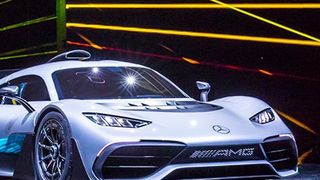 Auf der IAA 2017 zeigt Mercedes-AMG erstmalig das seriennahe Supersportwagen-Showcar Project One. (Mercedes-Benz)
