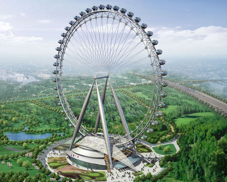 Noch im Bau: auch für das Beijing Wheel liefert Schaeffler die Pendelrollenlager für die Naben. (Archiv: Vogel Business Media)