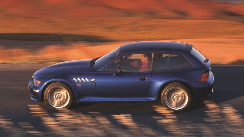 Bekannt als rasender Turnschuh: der 1998 eingeführte Shooting-Brake BMW Z3 Coupé mit starkem Sechszylinder. (Bild: BMW)
