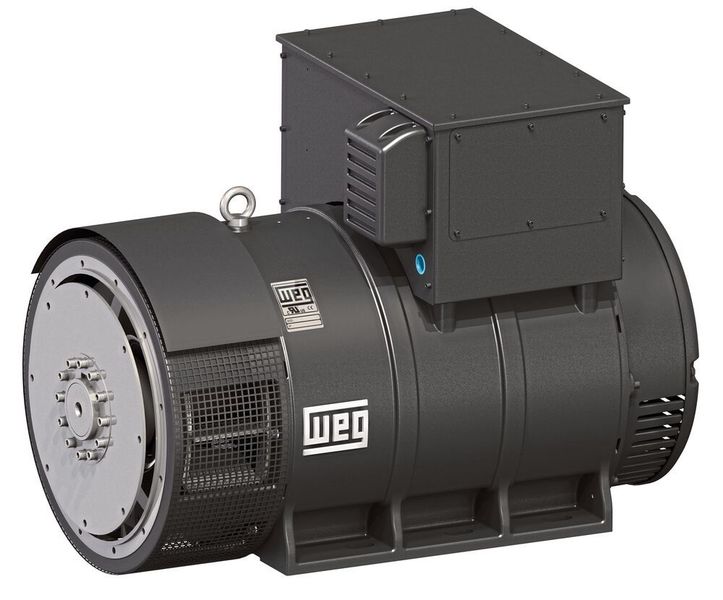 Der Drehstromgenerator der G-Reihe verfügt über ein Staubfiltersystem und kann so auch im Steinbruch eingesetzt werden. (WEG)