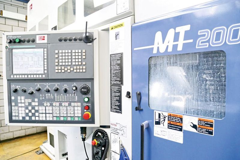 Die Muratec-Automation ist bis in die Steuerung von Fanuc hinein integriert. (Anne Richter, SMM)