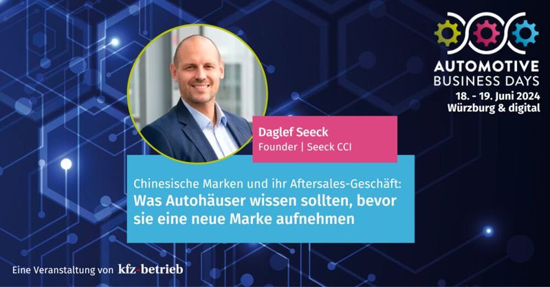 Mehr zu den einzelnen Vorträgen erfahren Sie unter www.automotive-business-days.de/programm. (Bild: VCG/Referenten)