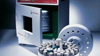 Abb.1: der neue Rotor 48MF50 fasst bis zu 48 Reaktionsgefäße, die in drei Teilkreisen angeordnet sind. (Archiv: Vogel Business Media)