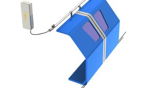 Der Antrieb mit Mikroprozessorsteuerung wurde für die Automatisierung von Maschinenschutztüren entwickelt.  (Bild: Gerhardt)