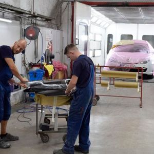 Gut ausgelastet ist die Lackieranlage von Auto-Dienst Kunick.(Bild:  Rubbel/»kfz-betrieb«)