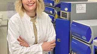 1 Dr. Yvonne Kohl forscht am Fraunhofer IBMT in den Feldern Nanotoxikologie und Nano­technologie. (Fraunhofer-Institut für Biomedizinische Technik IBMT)