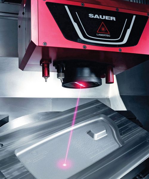 Die Lasertec 75 ermöglicht das Lasertexturieren von definierten technischen Oberflächenstrukturen. (DMG Mori)