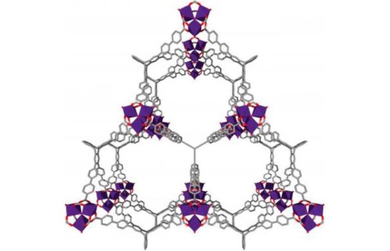 A team from Northwestern University in the United States has developed and synthesized new metal-organic framework (MOF).