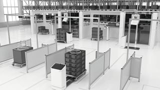 Stellplatzüberwachung mit Wilsen.sonic (Bild: Pepperl+Fuchs)