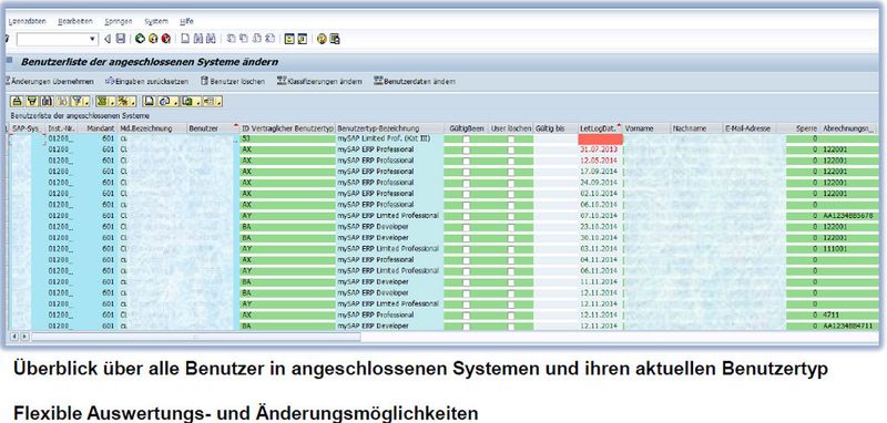 Im roten Feld der Benutzertypen-Tabelle fehlt eine Angabe. (Bild: Circle Unlimited AG)