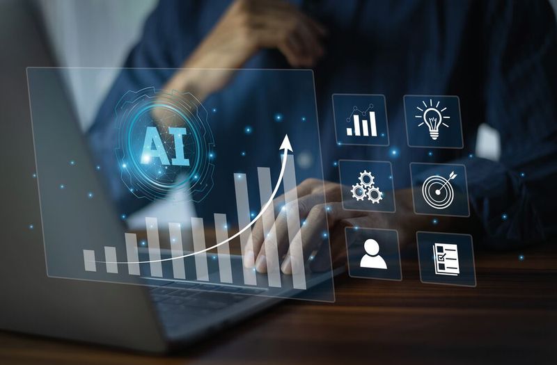 AI-gestützte Lösungen ermöglichen es Unternehmen, präzise Daten zu CO₂-Emissionen zu sammeln und zu analysieren, um nachhaltigere Produktionsstrategien zu entwickeln. (Bild:  Suriyo - stock.adobe.com)
