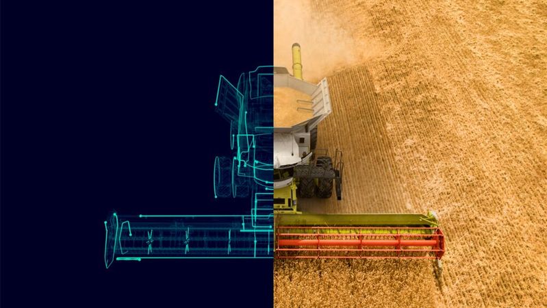 The development of mobile machines is complex - but the use of digital twins can help.(Image: Siemens)