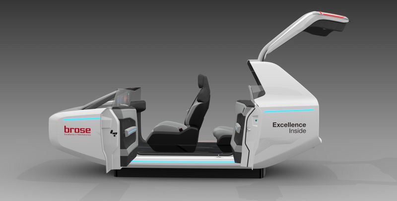 Das neue Konzeptfahrzeug von Brose feiert Premiere auf der Auto Shanghai. (Bild: Brose)