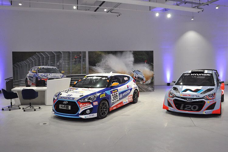Auch das Hyundai-Motorsport-Engagement findet sich wieder. (Wehner)