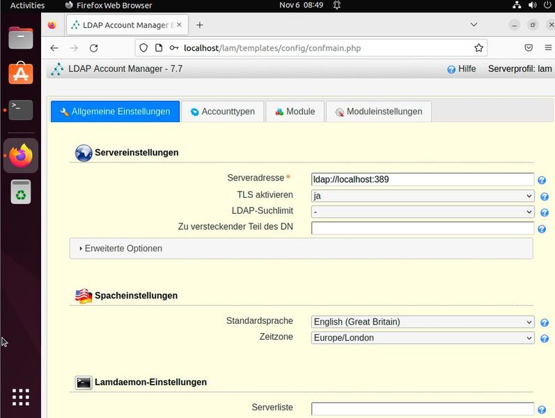 Anpassen von LDAP-Verzeichnissen mit dem LDAP-Manager. (Bild: OpenLDAP.org / Canonical Ltd / Joos)