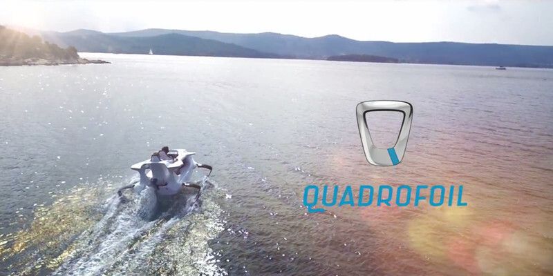 Zum Abheben – das elektrische Tragflächenboot Quadrofoil (Quadrofoil)