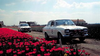 Die erste Generation als Teilnehmer der Clark-Porter Tulip Rallye im Jahr 1968. (Bild: Ford)