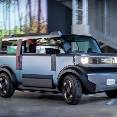 Dacia has unveiled a box-shaped concept car. The Hipster is set to receive an L7e license. (Image:Dacia)