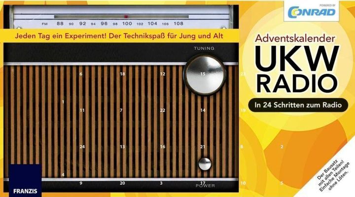 Conrad Adventskalender UKW-Radio: Bastler dürfen sich am 24. 12. über ein selbst gebautes Radio freuen (Bild: Margit Kuther)