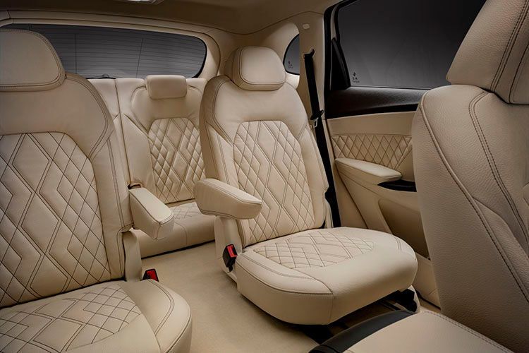 Im Innenraum verspricht Borgward Ledersitze mit Rautensteppmuster. Auf der IAA waren diese noch nicht zu sehen. (Foto: Borgward)