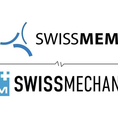 Faute de soutien suffisant du côté de Swissmechanic, Swissmem abandonne le projet de fusion avec Swissmechanic. (Source : Logos Swissmem / Swissmechanic. Image IA Claude.)