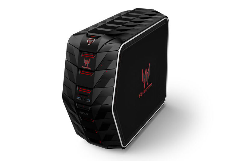 Der Predator der G6-Serie rundet das Acer-Angebot nach oben ab. Er ist mit einem Intel Core i7-6700K bestückt und sogar mit einer Nvidia Titan X lieferbar. (Bild: Acer)