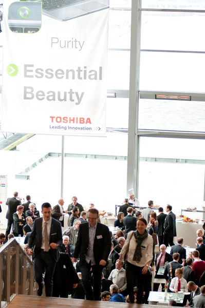 Auf geht's zur Veranstaltung. (Toshiba Europe)