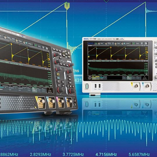 Die beiden Serien HDO1000 und HDO4000 des Messtechnik-Herstellers Rigol sind High-Definition-Oszilloskope mit einer vertikalen Auflösung von 12 Bit. Die beiden Serien HDO1000 und HDO4000 des Messtechnik-Herstellers Rigol sind High-Definition-Oszilloskope mit einer vertikalen Auflösung von 12 Bit.