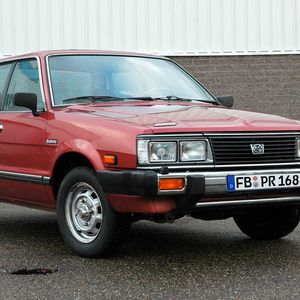 Mit dem Subaru 1800 4WD findet sich zunächst nur eine Modellreihe im Portfolio, die man ab Januar 1981 als Limousine, Kombi und dreitürigen SRX, später Turismo genannt, erwerben kann.(Bild:  Subaru)