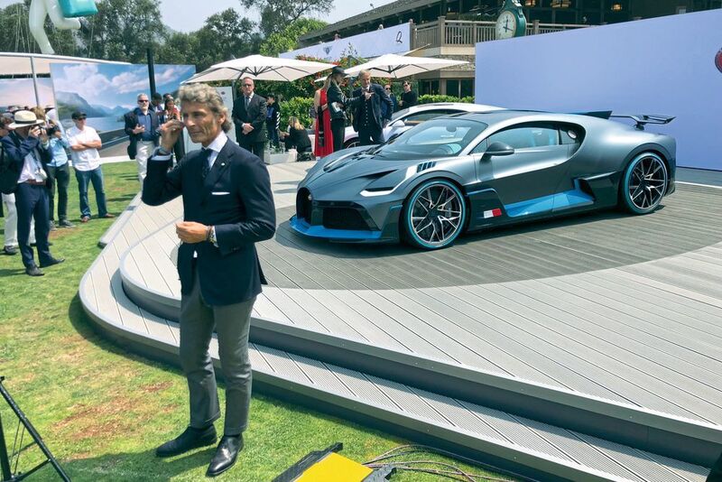 Bugatti hatte den Divo dabei... (Wolfgang Wieland/SP-X)