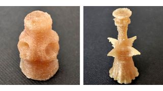 Diese verrückt aussehenden Pillen sind keine Designspielerei – sie können Medikamente in einem gewünschten Zeitraum freisetzen.  (Bild: MPI-INF)