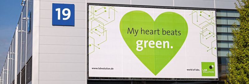 Auf der Labvolution 2023 omnipräsent war das Thema Nachhaltigkeit. Auf der Labvolution 2023 omnipräsent war das Thema Nachhaltigkeit.