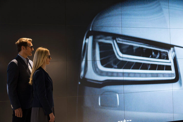 Auch in 3D will der Hersteller digital konfigurierte Fahrzeuge künftig erlebbar machen. (Foto: Audi)