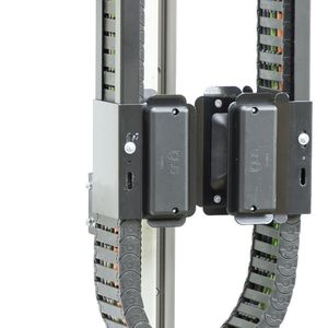 Das Führungssystem Guidelok Slimline F erlaubt Fahrgeschwindigkeiten bis 7 m/s und Beschleunigungen bis 10 m/s².