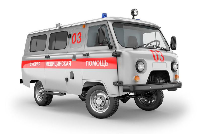 ... der unter anderem als Krankenwagen ... (UAZ)