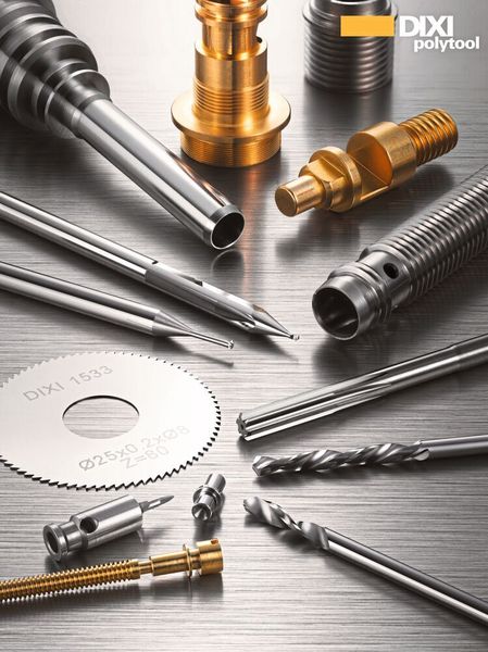Dixi Polytool verfügt über ein perfekt zugeschnittenes Serien-Werkzeugprogramm für anspruchsvollste Decolletage-Werkstücke.  (Dixi Polytool)