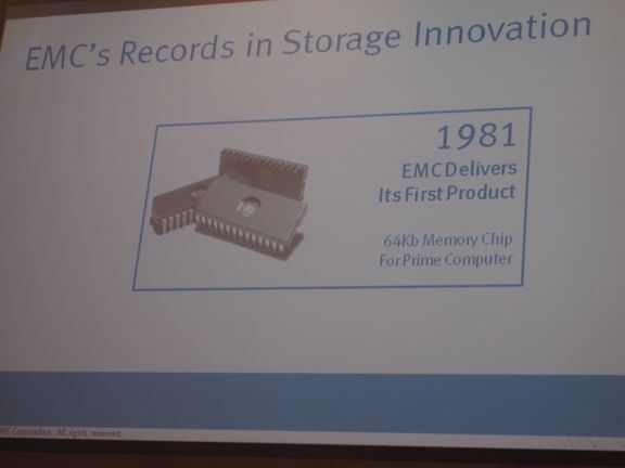 Auch EMC hat 1981 mal klein angefangen - mit EPROMs, mit UV-Licht löschbaren Festwertspeichern. (Archiv: Vogel Business Media)