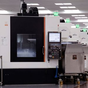 Renishaw’s automated Ramtic manufacturing system uses closed-loop process control to support precision machining.(Source:  Renishaw)