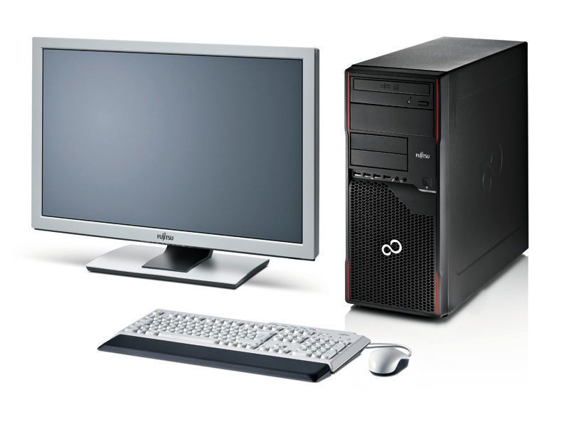 So schaut das „Esprimo“-Modell „P700“ und „P900“ von Fujitsu mit passendem Equipment aus. Bild_ Fujitsu (Archiv: Vogel Business Media)