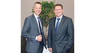 Die Geschäftsführer der Gruschwitz GmbH Tech-Twists, Ditmar Schultschik (links) und Klaus Gudat (Bild: Gruschwitz)