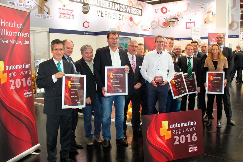 Unter allen sechs Shortlist-Platzierten wurden am 23. November 2016 auf der SPS IPC Drives in Nürnberg die zwei besten Automatisierungs-Apps mit dem automation app award von elektrotechnik gekürt. (elektrotechnik)